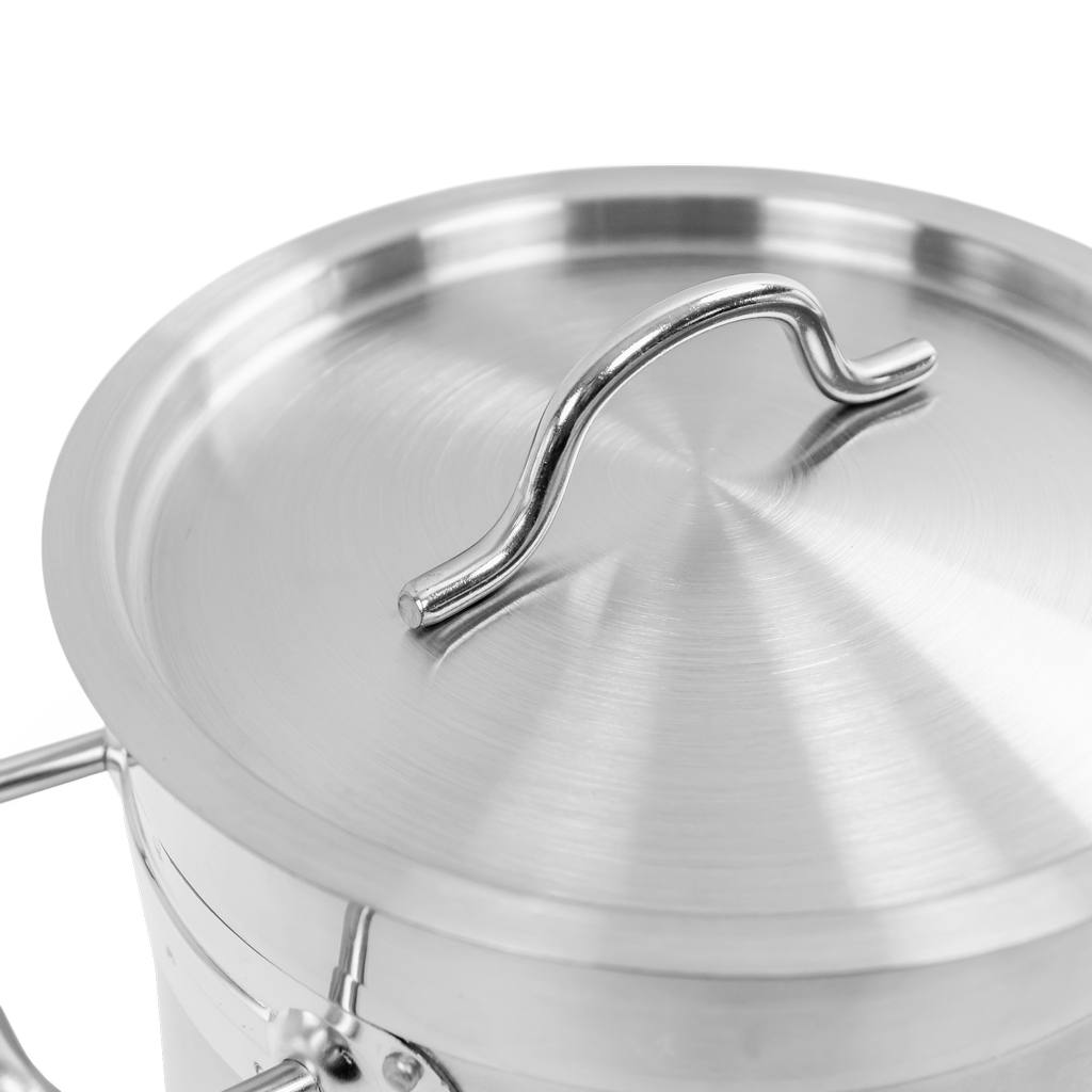 Garnek gastronomiczny niski z pokrywką Mega-M PRO 5l śr. 25 cm x h 11 cm N - obrazek 8