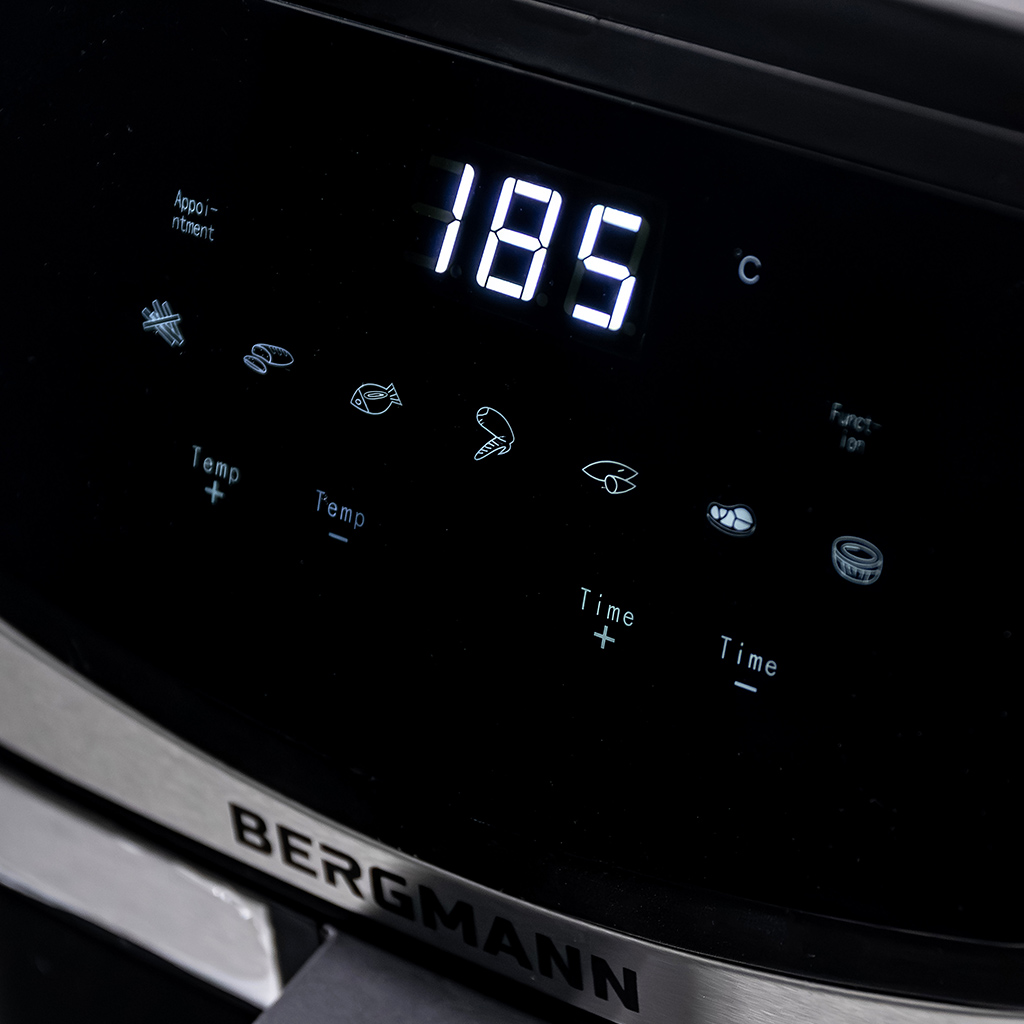 Frytkownica beztłuszczowa BERGMANN YA 1 komora 8l 1800W N - obrazek 16