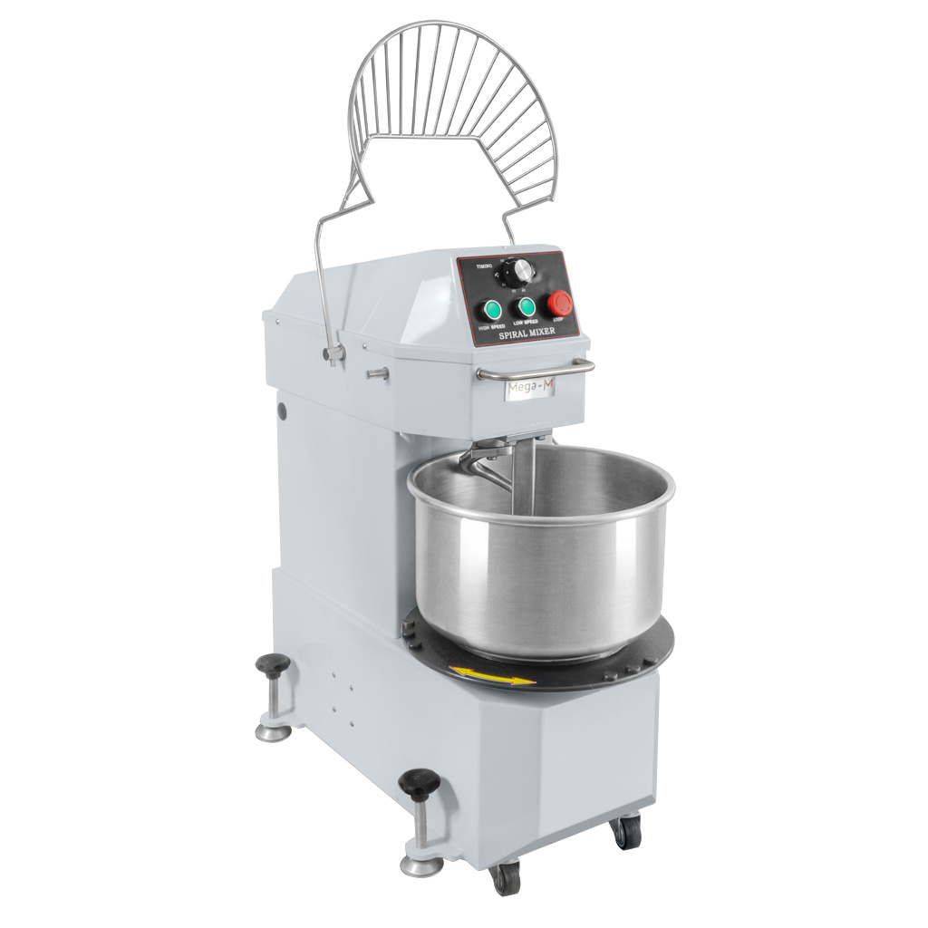 Mikser spiralny Mega-M msUC 20.8.850 z podnoszonym hakiem N - obrazek 2