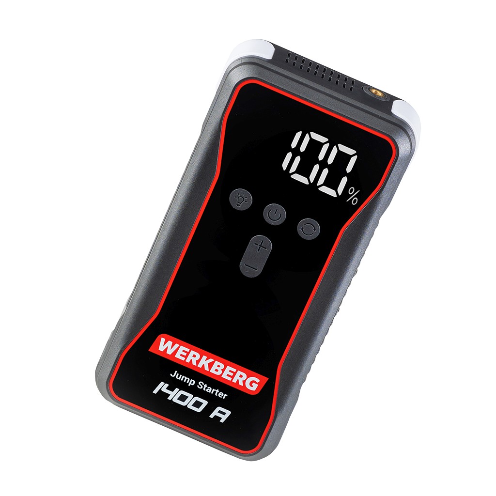 Powerbank rozruchowy WERKBERG AL002 700A/1400A 18000mAh kompresor N - obrazek 4