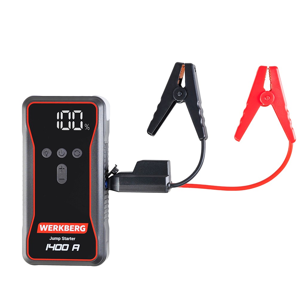 Powerbank rozruchowy WERKBERG AL002 700A/1400A 18000mAh kompresor N - obrazek 7