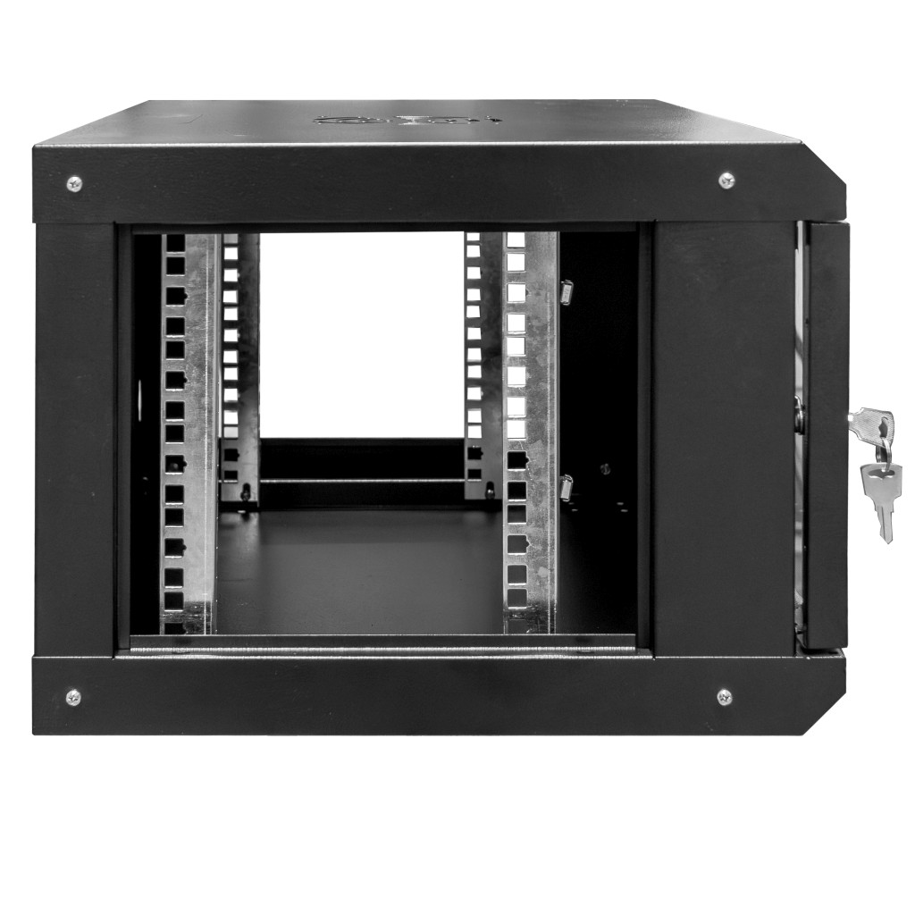 Szafa Rack NETBERG 19" 6U 300x600x400 wisząca czarny N - obrazek 4