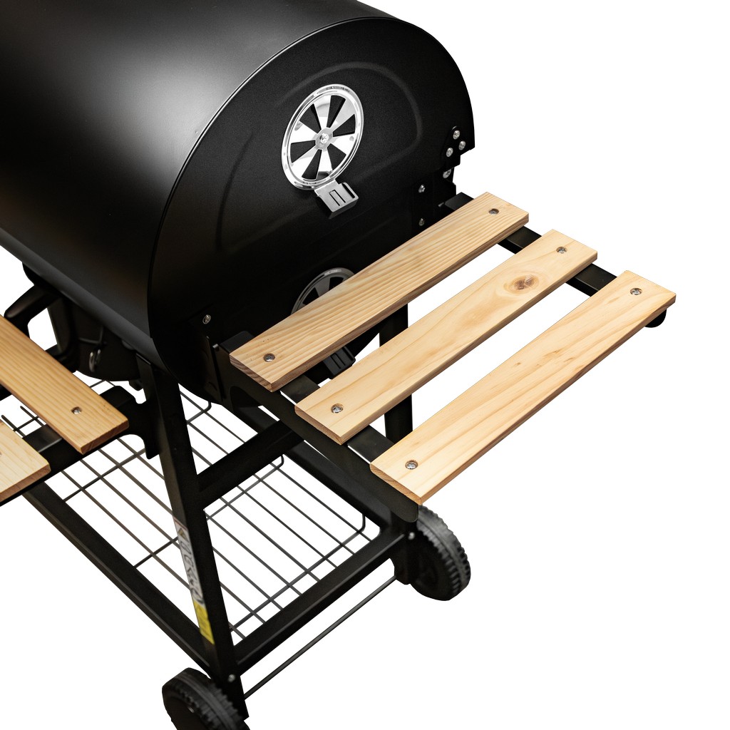 Grill ogrodowy węglowy BERGMANN beczkowy 70x35 N - obrazek 6