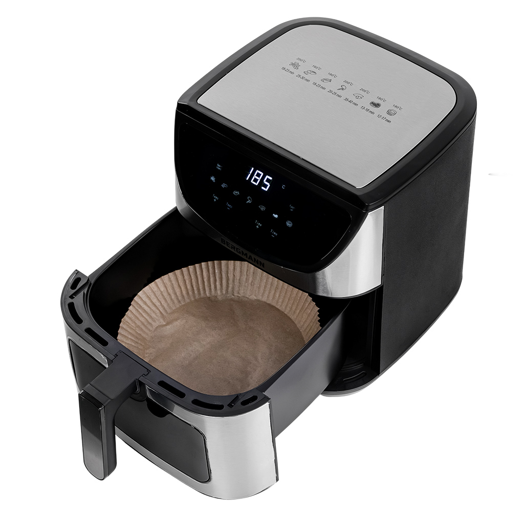 Frytkownica beztłuszczowa BERGMANN YA 1 komora 8l 1800W N - obrazek 13