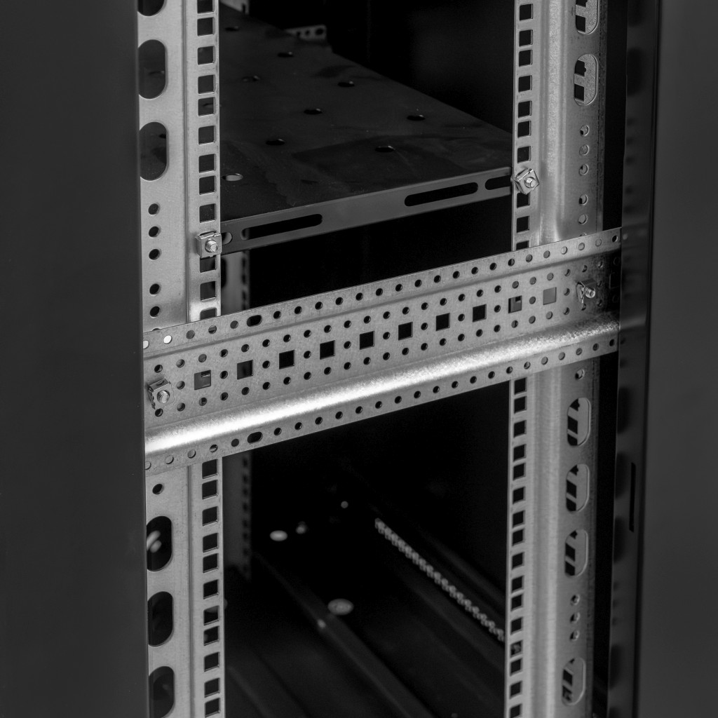 Szafa Rack NETBERG 19" 22U 600x600 stojąca czarny N - obrazek 6