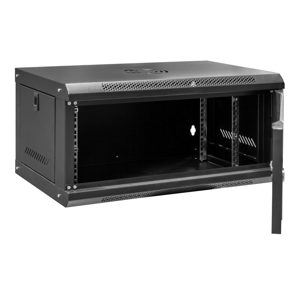 Szafa Rack NETBERG 19" 6U 300x600x400 wisząca czarny N - obrazek 3