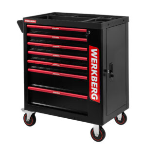Szafka wózek narzędziowy WERKBERG PRO 7 szuflad bez narzędzi N