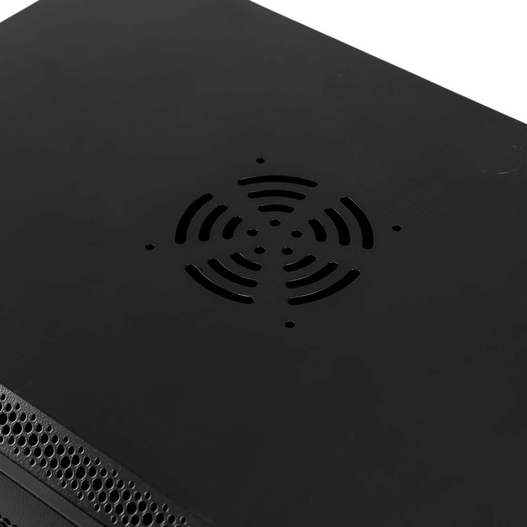 Szafa Rack NETBERG 19" 6U 300x600x400 wisząca drzwi perforowane czarny N - obrazek 14