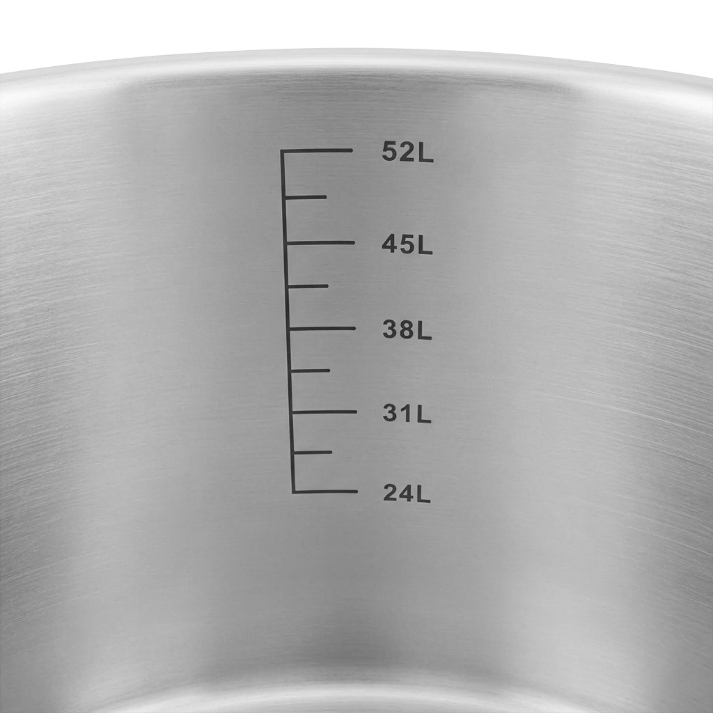 Garnek gastronomiczny średni z pokrywką Mega-M PRO 58l śr. 50 cm x h 30 cm N - obrazek 4