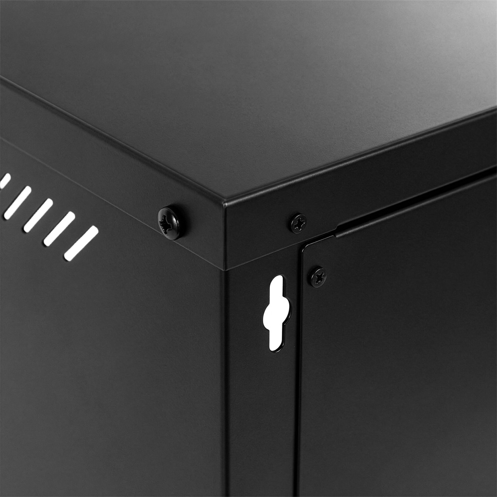 Szafa Rack NETBERG BASIC 19" 12U 597x600x400 wisząca czarny N - obrazek 7