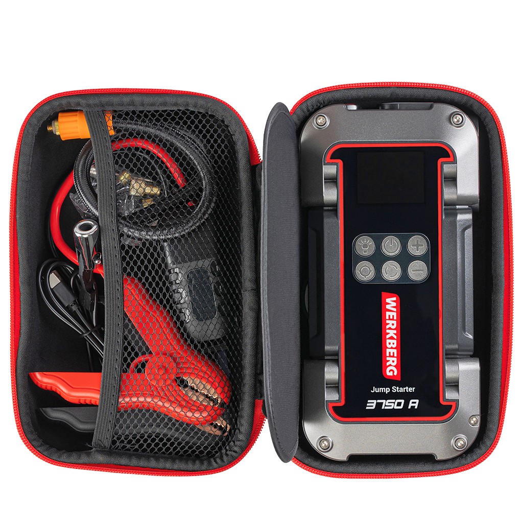 Powerbank rozruchowy WERKBERG AL006 1800A/3750A 26000mAh kompresor N - obrazek 11