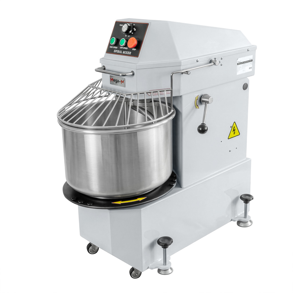 Mikser spiralny Mega-M msUC 30.12.1800 z podnoszonym hakiem N