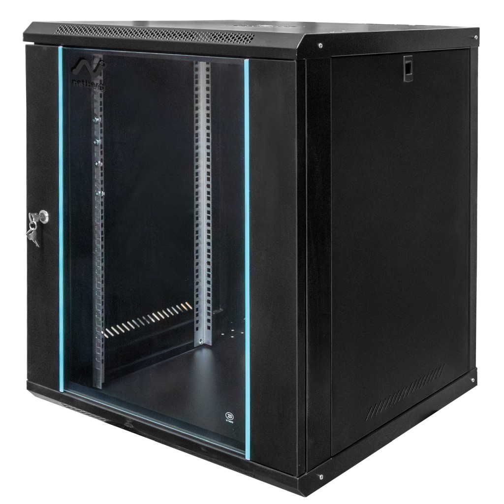 Szafa Rack NETBERG 19" 15U 750x600x600 wisząca czarny N