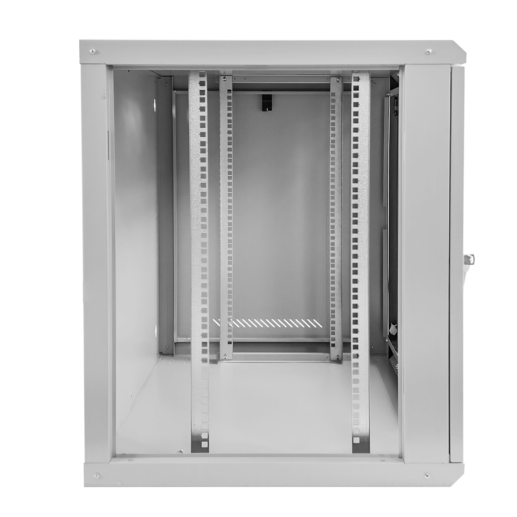 Szafa Rack NETBERG 19" 15U 750x600x600 wisząca szary N - obrazek 3