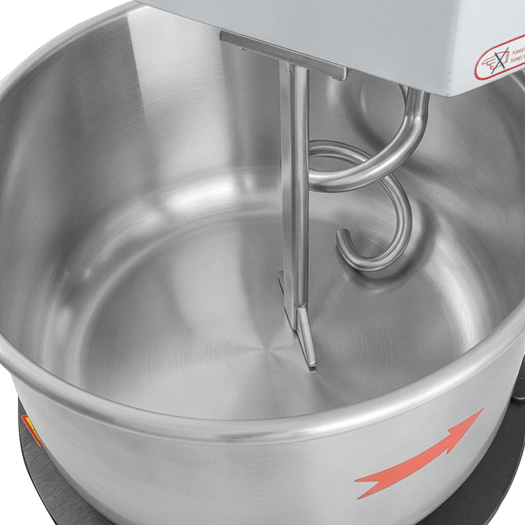 Mikser spiralny Mega-M msUC 40.15.2200 z podnoszonym hakiem N - obrazek 5