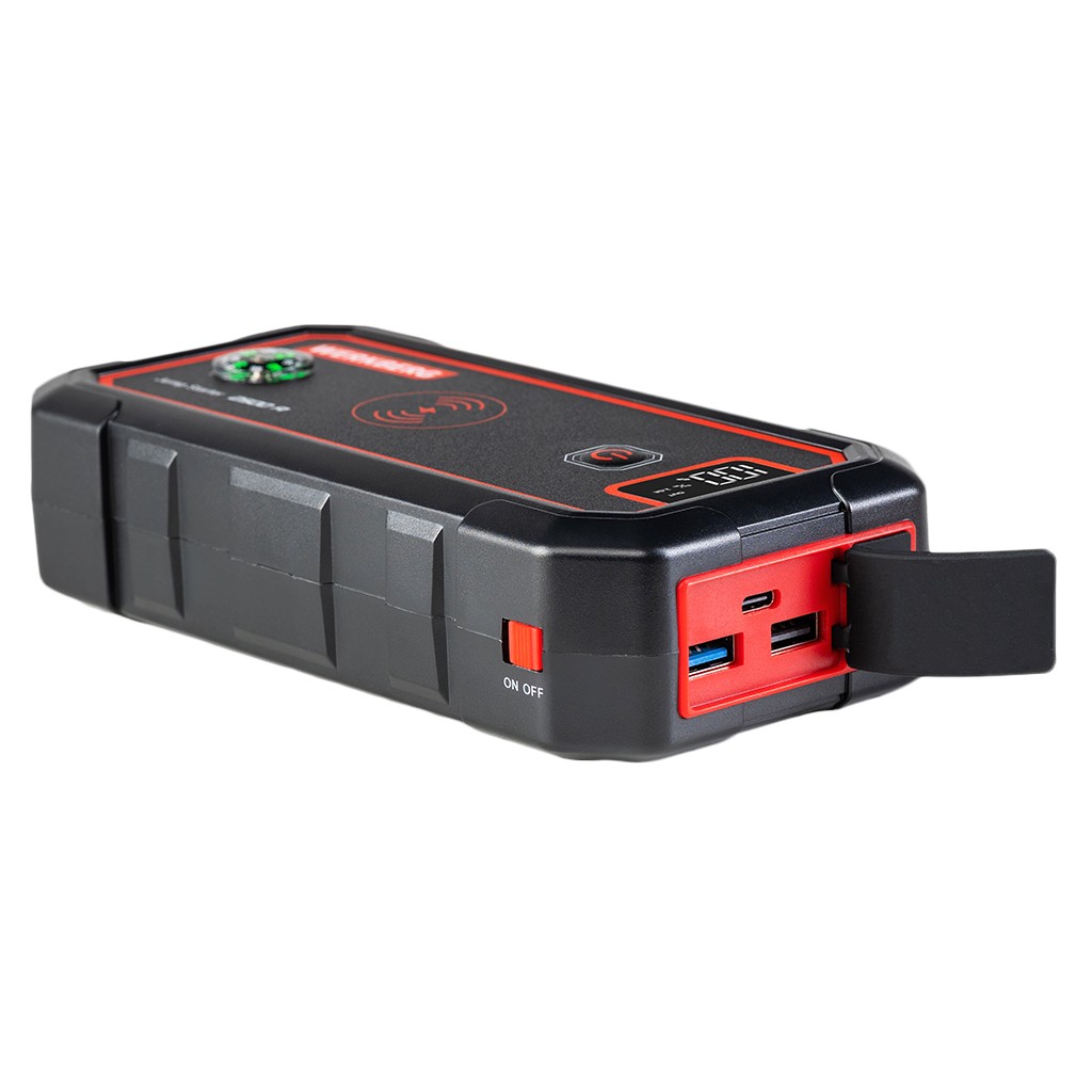 Powerbank rozruchowy WERKBERG AL005 1500A/2500A 23800mAh ładowarka bezprzewodowa N - obrazek 6