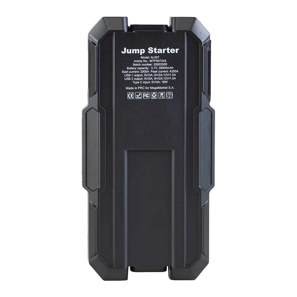 Powerbank rozruchowy WERKBERG AL007 2000A/4250A 28000mAh N - obrazek 4