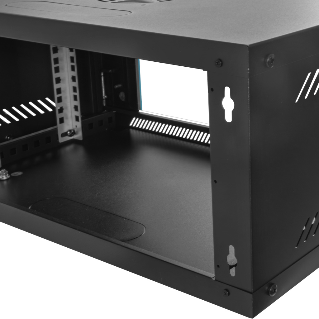 Szafa Rack NETBERG BASIC 19" 4U 241x600x350 wisząca czarny N - obrazek 4