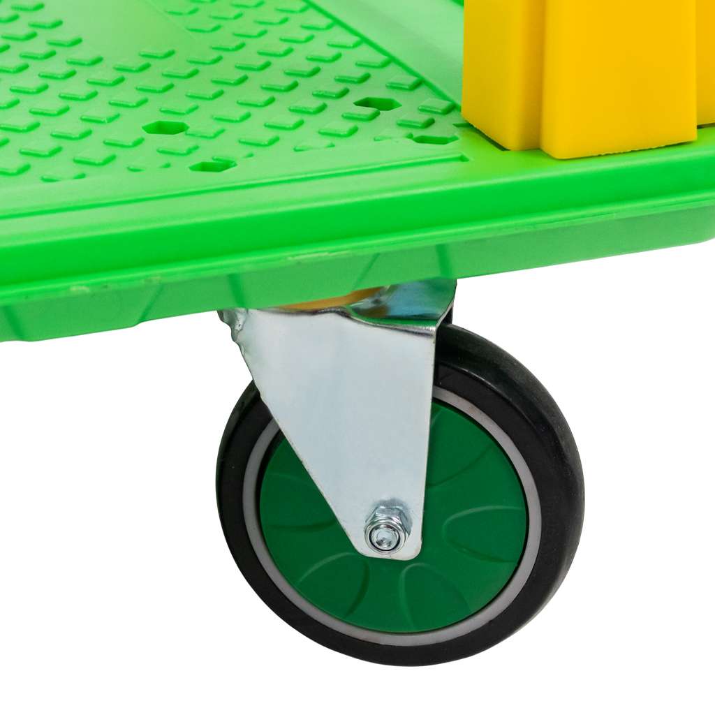 Wózek platformowy FORKBERG 300kg 70cm x 48cm H-85cm S zielony N - obrazek 15