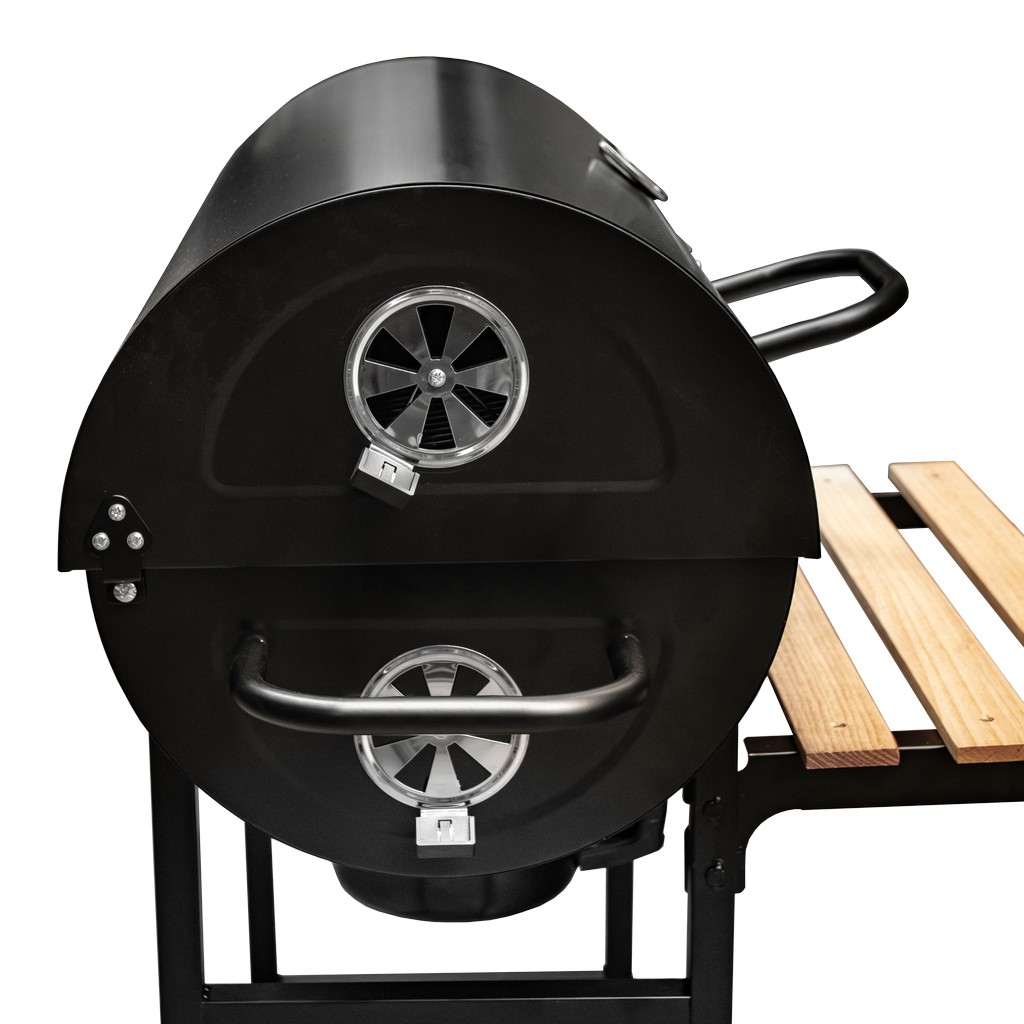 Grill ogrodowy węglowy BERGMANN beczkowy 70x35 N - obrazek 7