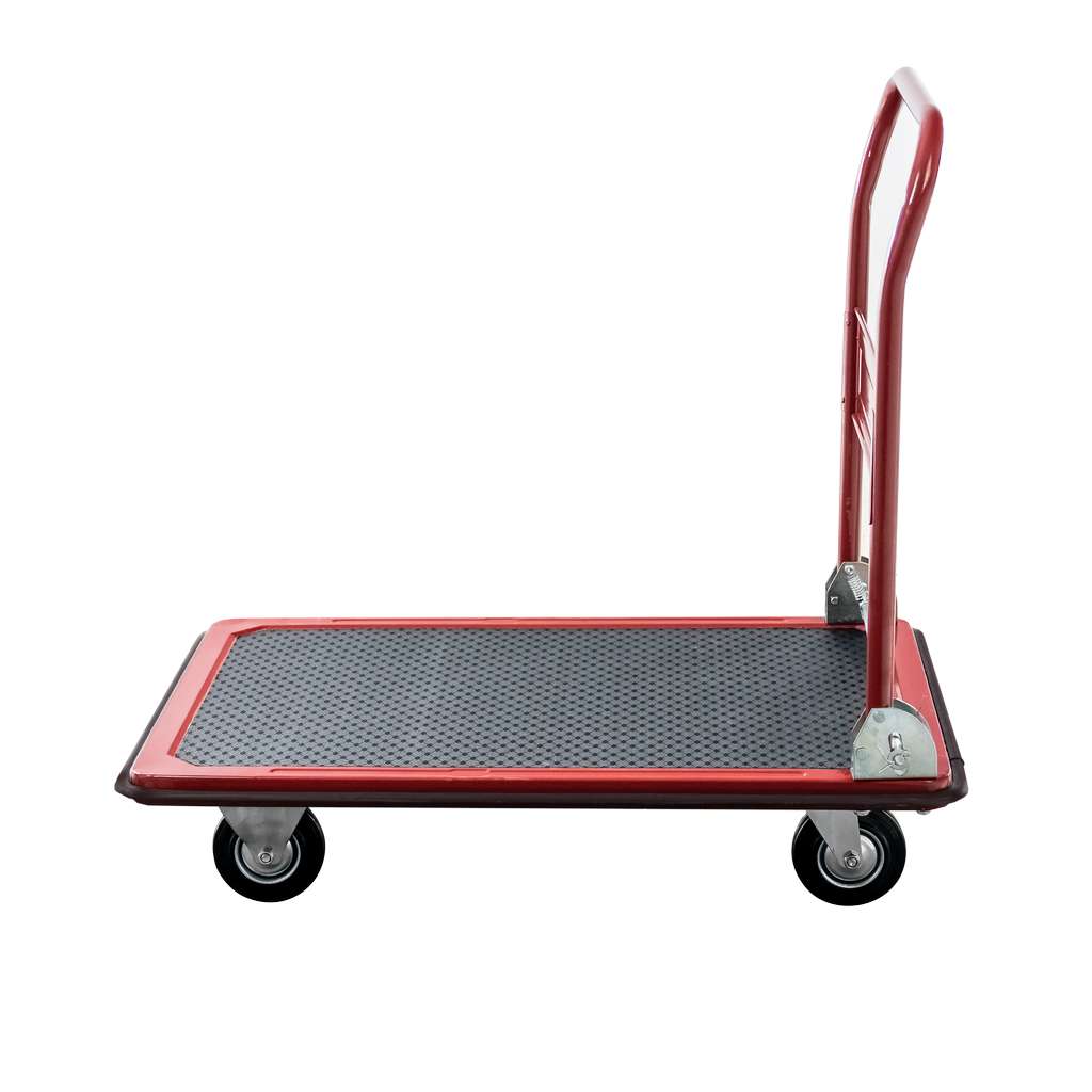 Wózek platformowy FORKBERG 300kg koła łożyskowane N - obrazek 2