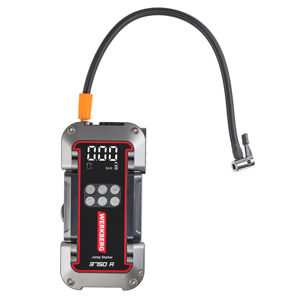 Powerbank rozruchowy WERKBERG AL006 1800A/3750A 26000mAh kompresor N - obrazek 8