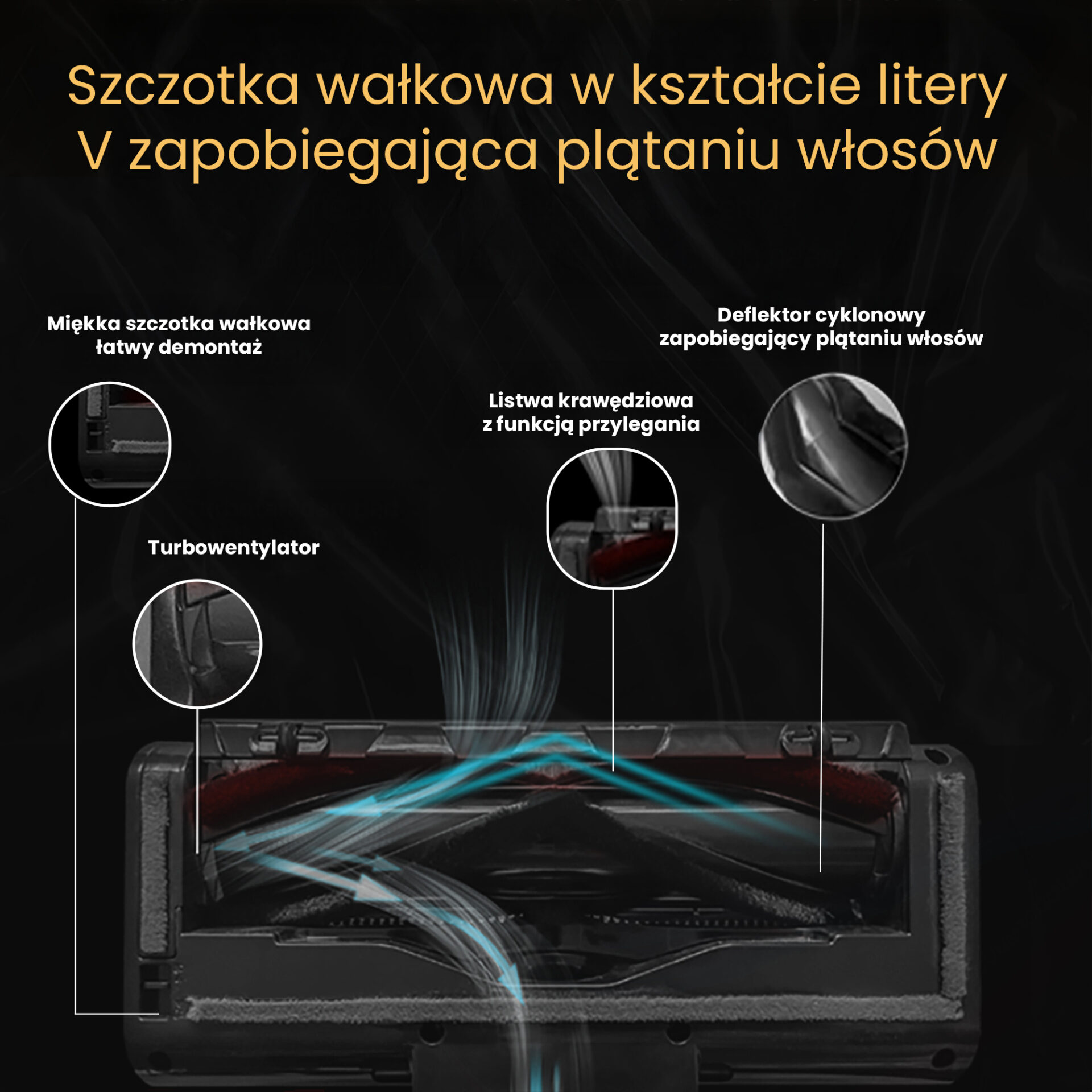 Odkurzacz bezprzewodowy pionowy BERGMANN HAX 125 450W N - obrazek 6