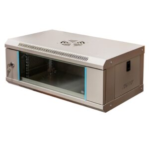 Szafa Rack NETBERG 19" 4U 240x600x350 wisząca szary N