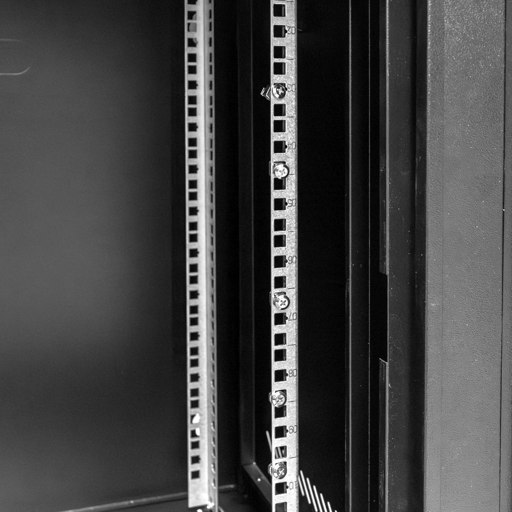 Szafa Rack NETBERG 19" 12U 600x600x400 wisząca czarny N - obrazek 6