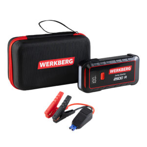 Powerbank rozruchowy WERKBERG AL004 1500A/2500A 25800mAh N