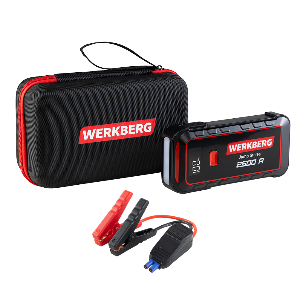 Powerbank rozruchowy WERKBERG AL004 1500A/2500A 25800mAh N