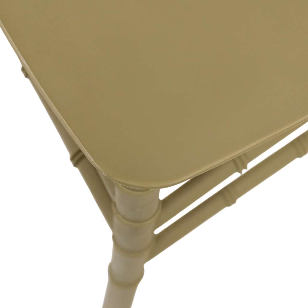 Krzesło bankietowe weselne FURVERO CHIAVARI PP poduszka ekoskóra kolor szampański-pistacjowy ZESTAW 12 szt N - obrazek 16