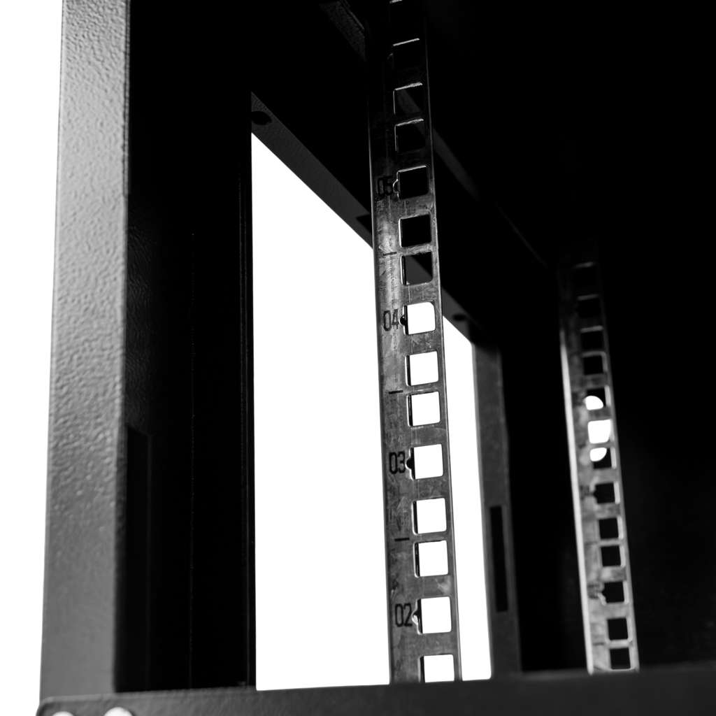 Szafa Rack NETBERG 19" 6U 300x600x400 wisząca drzwi perforowane czarny N - obrazek 11