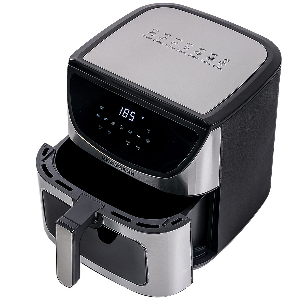 Frytkownica beztłuszczowa BERGMANN YA 1 komora 8l 1800W N - obrazek 12