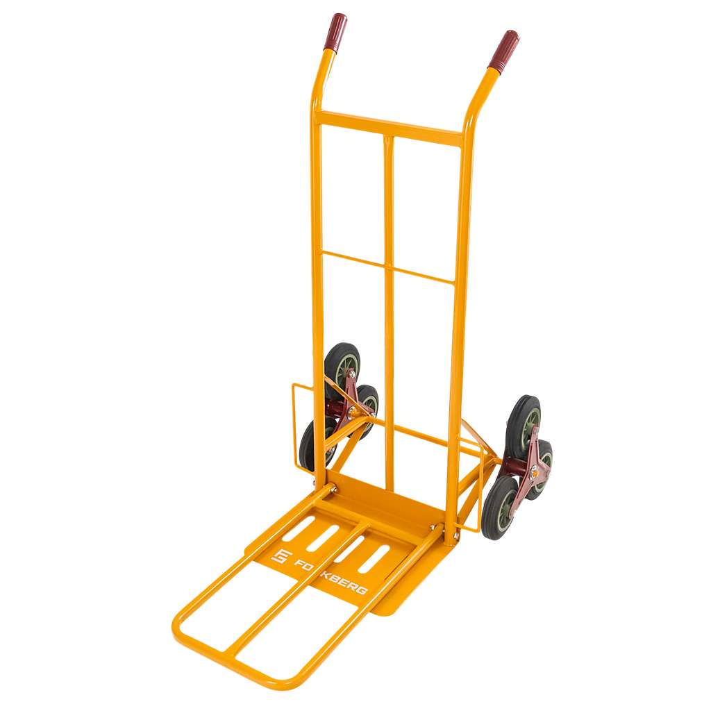 Wózek transportowy schodowy z rozkładaną platformą FORKBERG 250kg karton N - obrazek 14