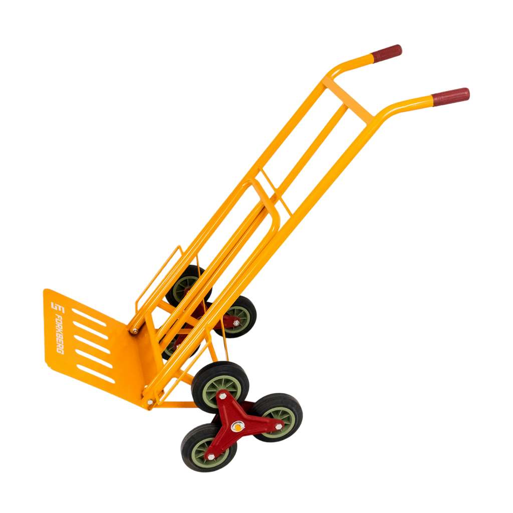 Wózek transportowy schodowy z rozkładaną platformą FORKBERG 250kg karton N - obrazek 15