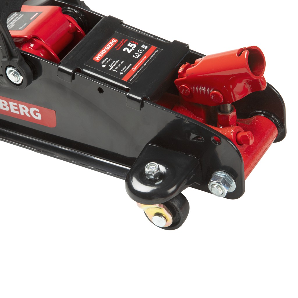 Podnośnik samochodowy niskoprofilowy WERKBERG 2,5T 80-360 mm N - obrazek 8