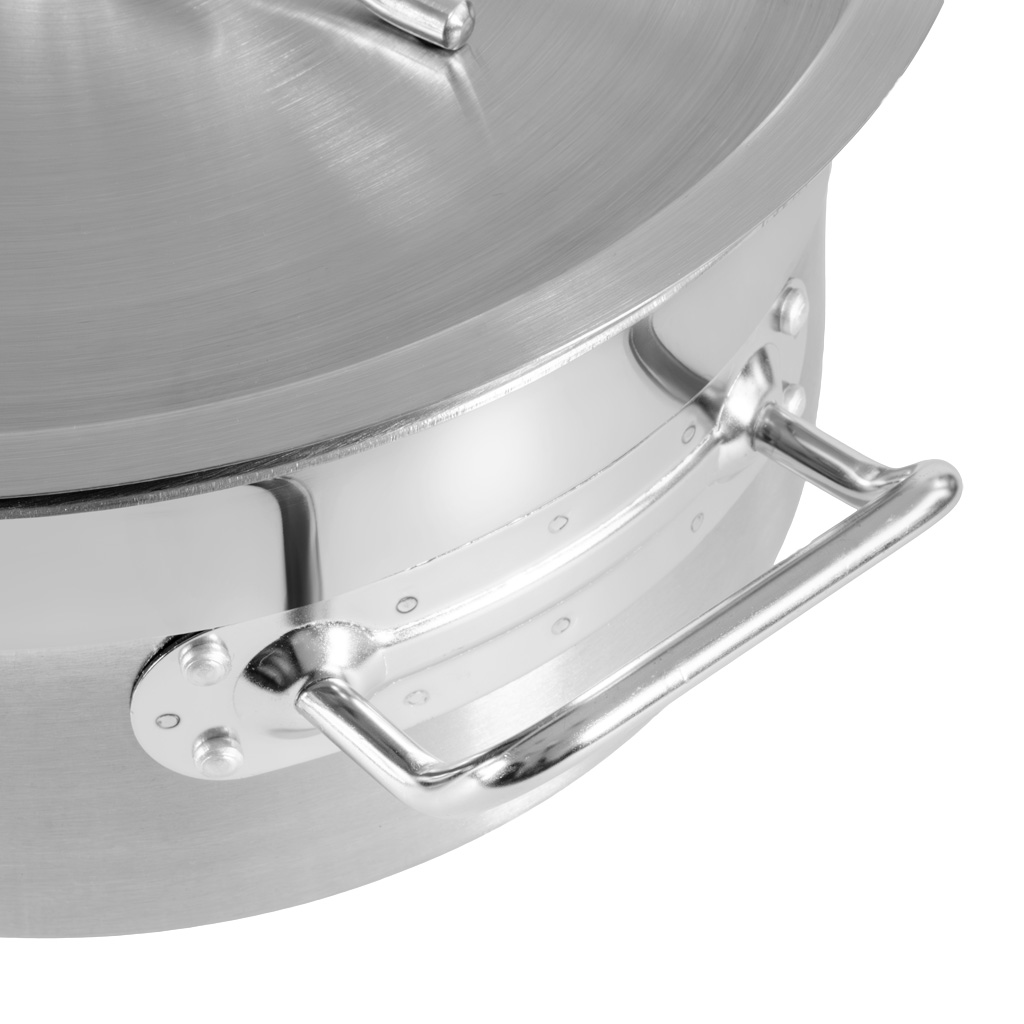 Garnek gastronomiczny niski z pokrywką Mega-M PRO 5l śr. 25 cm x h 11 cm N - obrazek 5