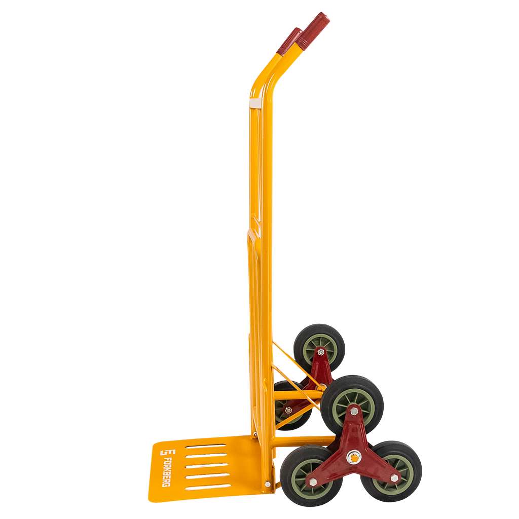 Wózek transportowy schodowy z rozkładaną platformą FORKBERG 250kg karton N - obrazek 5
