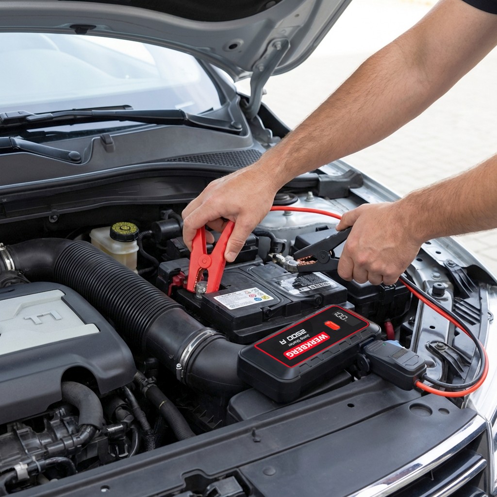 Powerbank rozruchowy WERKBERG AL004 1500A/2500A 25800mAh N - obrazek 15