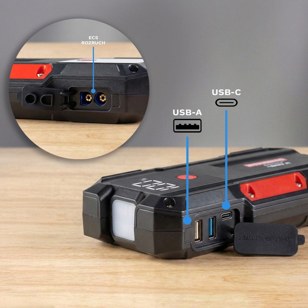 Powerbank rozruchowy WERKBERG AL007 2000A/4250A 28000mAh N - obrazek 15