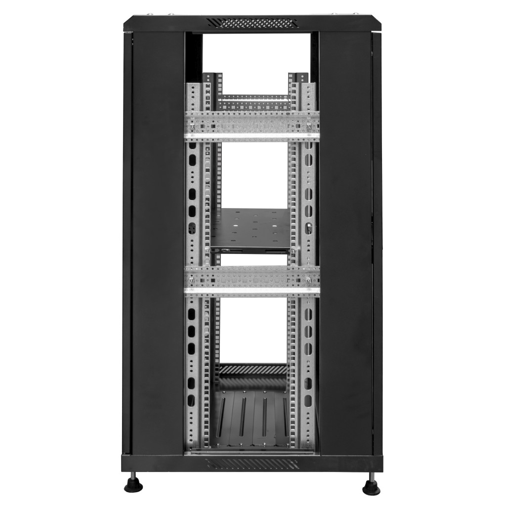 Szafa Rack NETBERG 19" 22U 600x600 stojąca czarny N - obrazek 4