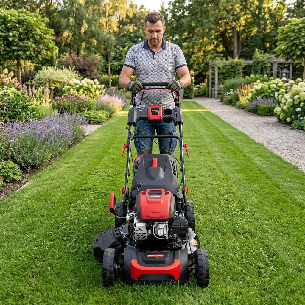 Kosiarka spalinowa Werkberg Garden z rozrusznikiem 51 cm 196cm3 N - obrazek 4