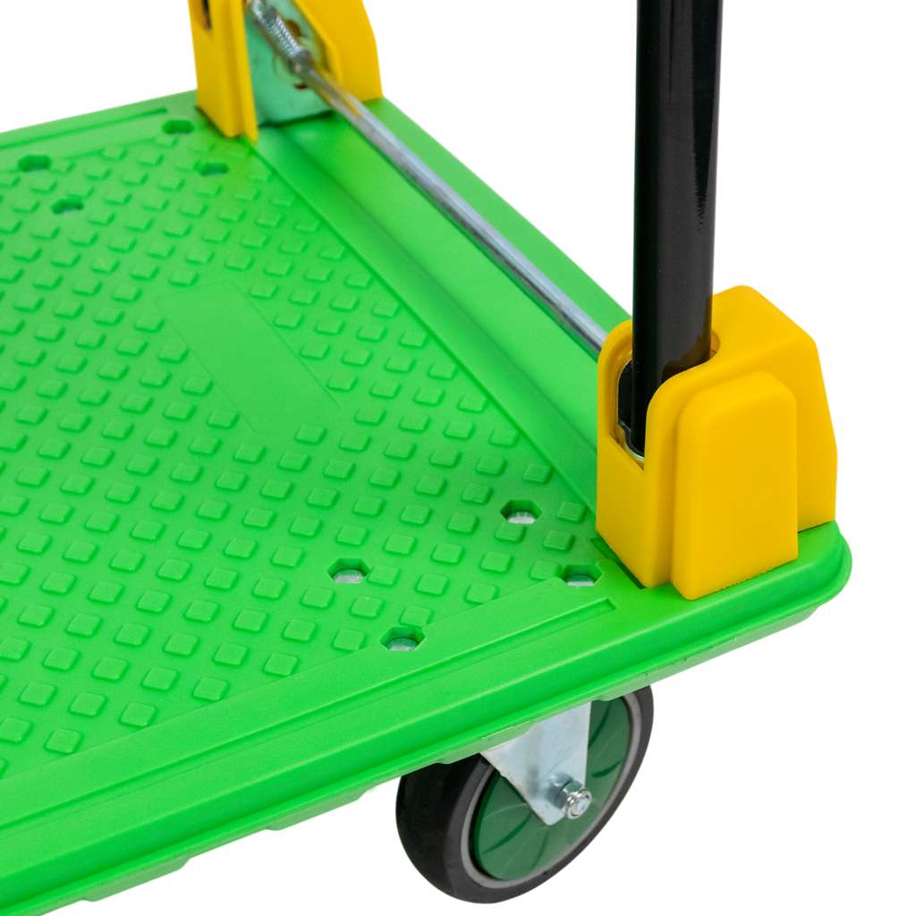 Wózek platformowy FORKBERG 300kg 70cm x 48cm H-85cm S zielony N - obrazek 13