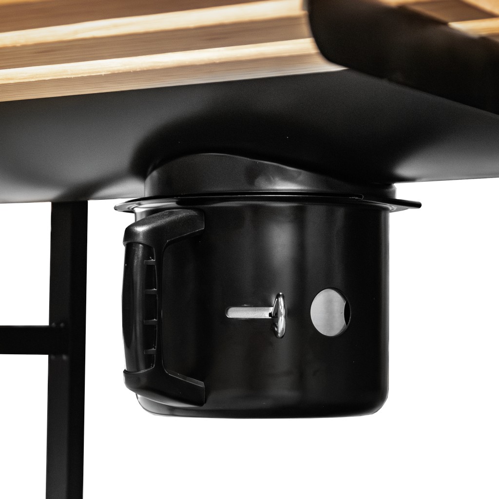 Grill ogrodowy węglowy BERGMANN beczkowy 70x35 N - obrazek 11