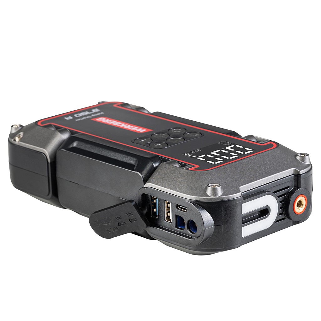 Powerbank rozruchowy WERKBERG AL006 1800A/3750A 26000mAh kompresor N - obrazek 6