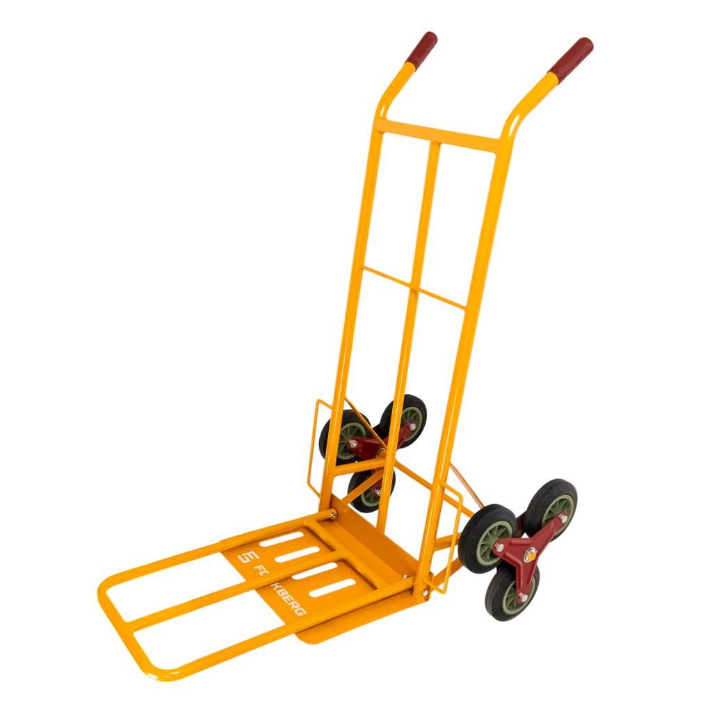 Wózek transportowy schodowy z rozkładaną platformą FORKBERG 250kg karton N - obrazek 8