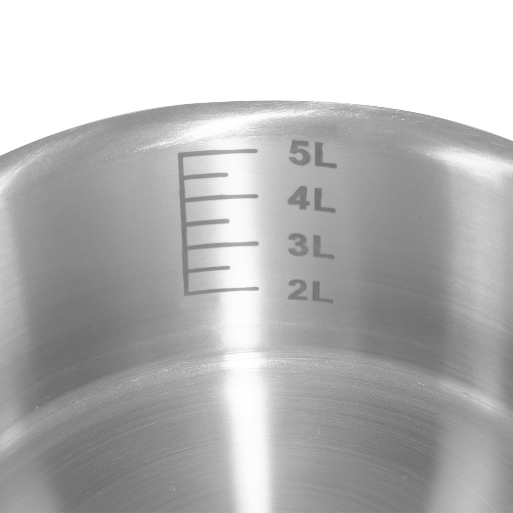 Garnek gastronomiczny niski z pokrywką Mega-M PRO 5l śr. 25 cm x h 11 cm N - obrazek 4