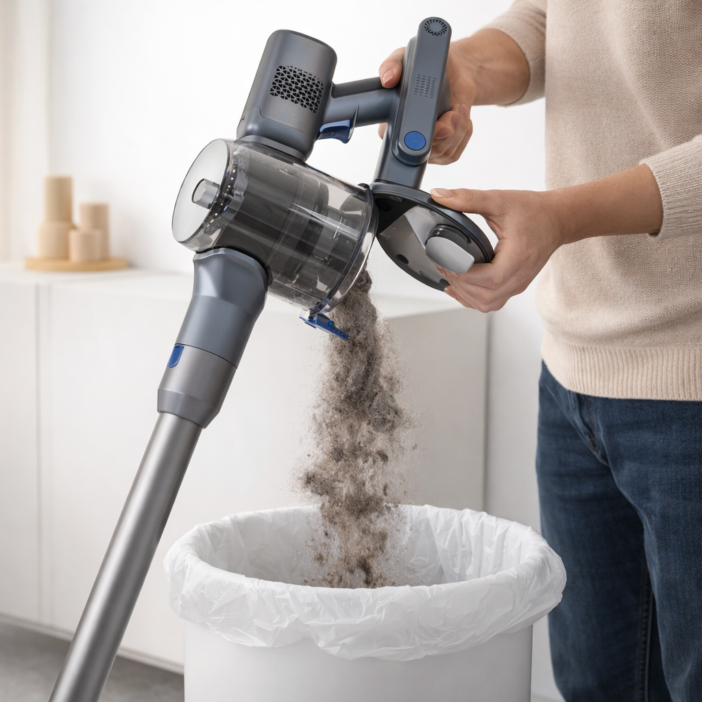 Odkurzacz bezprzewodowy pionowy BERGMANN HAX 125 450W N - obrazek 9