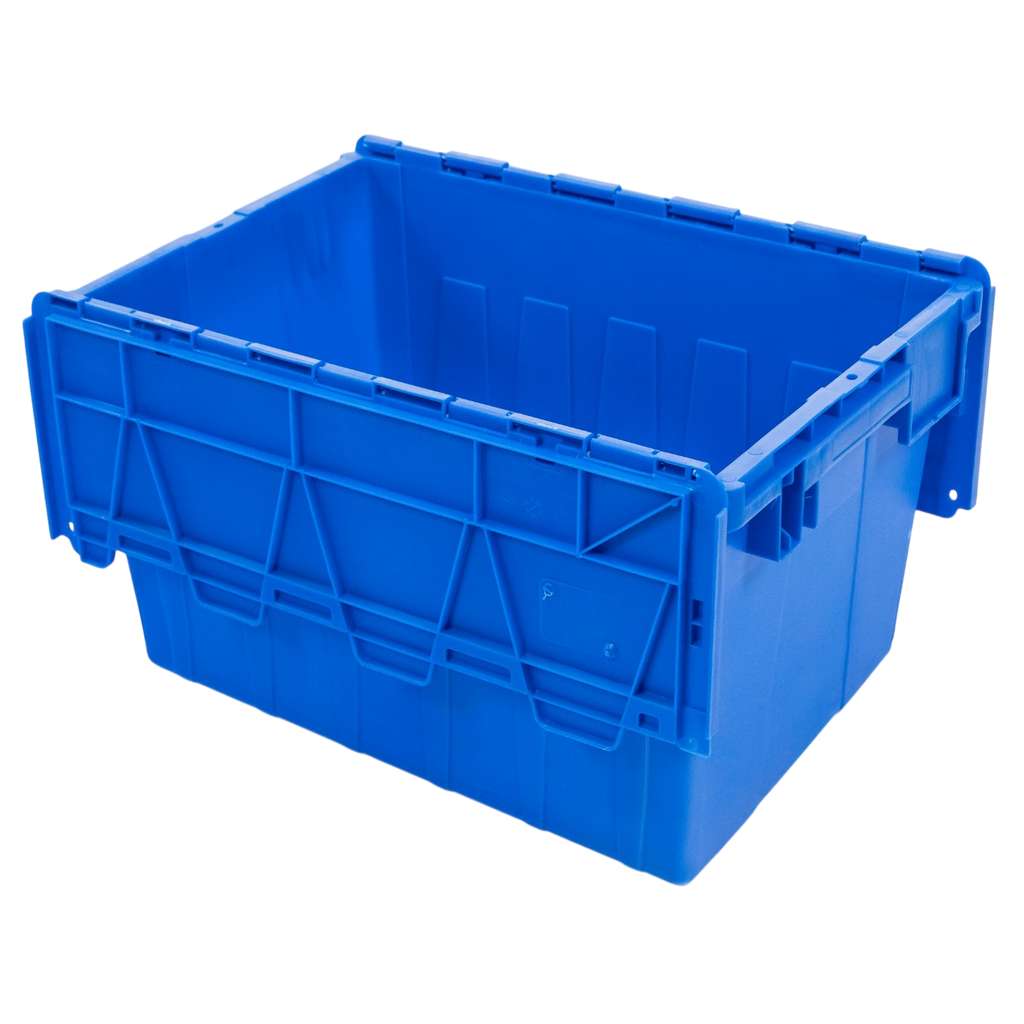 Pojemnik transportowy Mega-M zamykany S-60 cm G-40 cm H-36 cm plastikowy niebieski N - obrazek 13